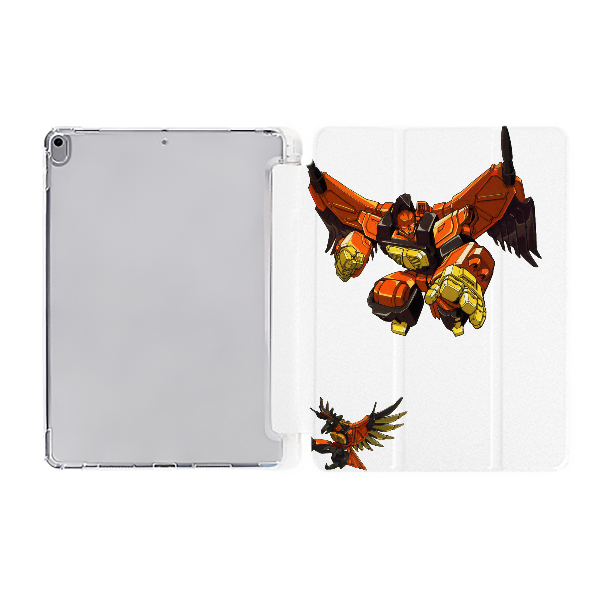 （画像用）  IPad ケース ペン収納付き 三つ折りスタンド PUレザー×シリコン 対応機種9.5/10.5/10.9インチ